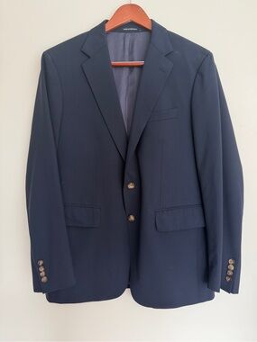 Frank Stella x Loro Piana Classic Navy Two-Button Men’s Blazer